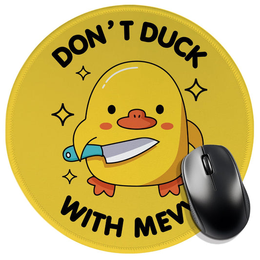 Funny Round Mouse Pad for Work and Play
