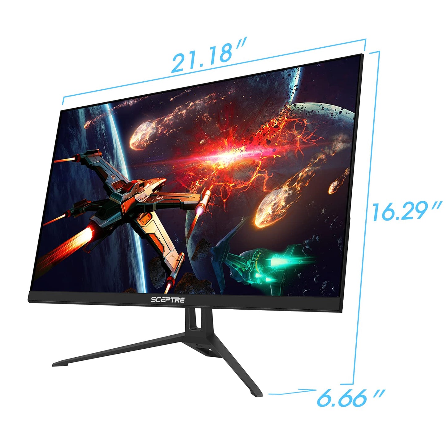 24" Gaming Monitor 1080p up to 165Hz DisplayPort HDMI AMD FreeSync 91% sRGB, Machine Black 2022 (E248B-FWS168)