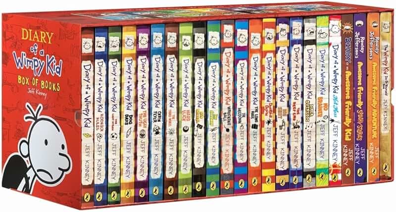 Complete Box Set of Wimpy Kid Books 1-24