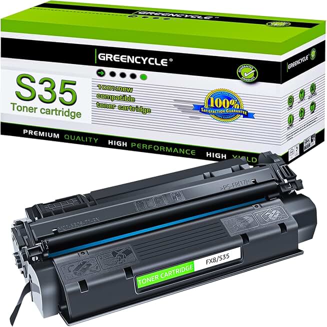 Black toner cartridge for Canon printers, 1 pack