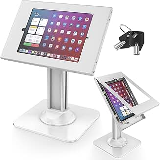 Heavy Duty iPad Security Stand with Swivel and Tilt
