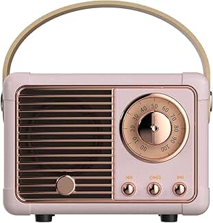 Vintage Retro Bluetooth Speaker for Home and Outdoor Use