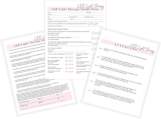 LED Light Therapy Client Consent and Aftercare Forms