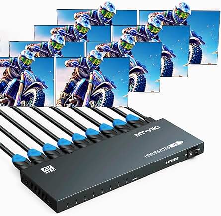 HDMI Splitter 1 In 8 Out 4K@60Hz RGB 4:4:4