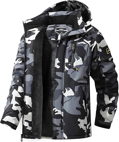 Men's Warm Waterproof Winter Ski Jacket