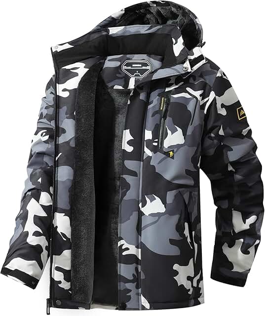 Men's Warm Waterproof Winter Ski Jacket