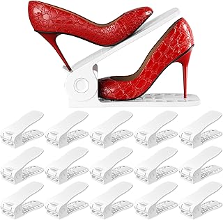 16-Pack Thickened Shoe Slots Organizer for Closet Storage