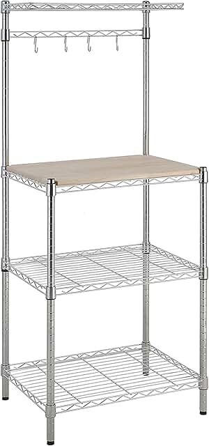 Kitchen Storage Baker's Rack with Removable Top
