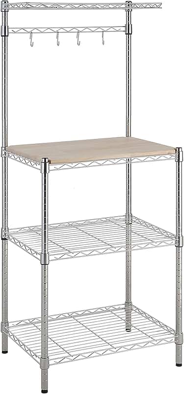 Kitchen Storage Baker's Rack with Removable Top