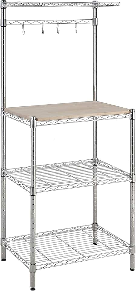 Kitchen Storage Baker's Rack with Removable Top