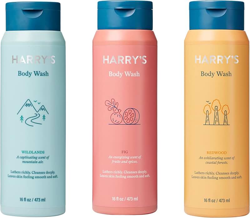 Men's Body Wash Set with Fig, Wildlands, Redwood