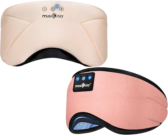 Wireless Sleep Headphones with Washable Eye Mask