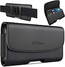 Cell Phone Belt Case with Clip and ID Card Holder
