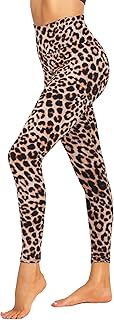 High Waist Tummy Control Printed Leggings for Women
