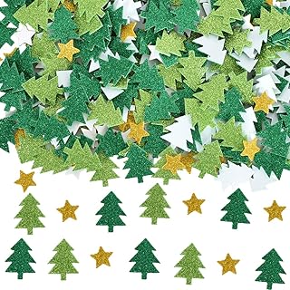 Christmas Glitter Foam Stickers for Crafts and Gifts