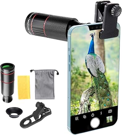 2025 32X Telephoto Phone Camera Lens for iPhone and Android