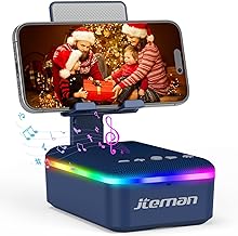 Gift Set with Phone Stand, Bluetooth Speaker, LED Light, and Lanyard