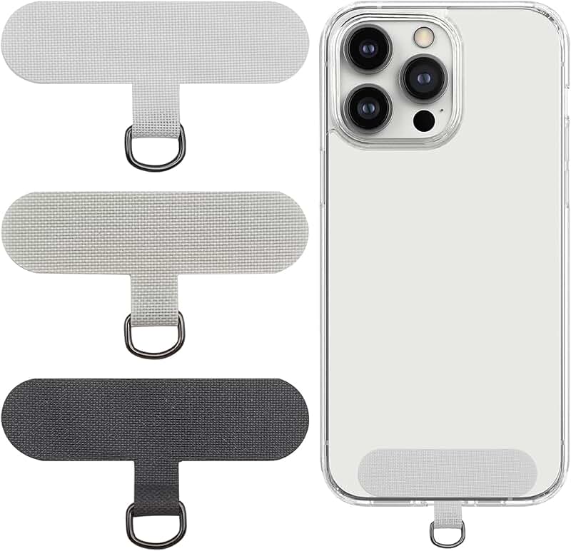 3-Pack Phone Tether Tabs for All Phones