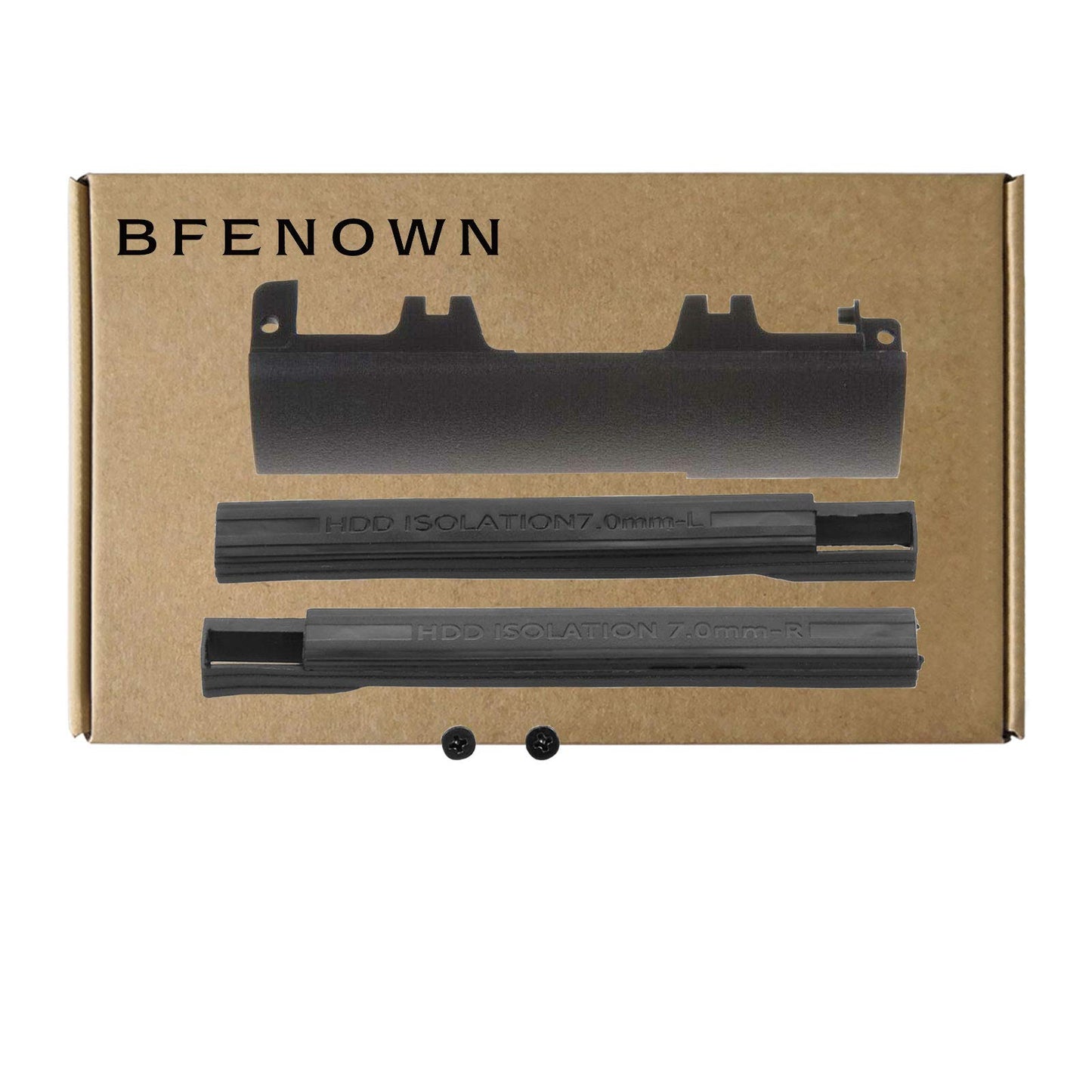 HDD Hard Drive Disk Caddy Cover with Rubber Rails for Latitude E6540
