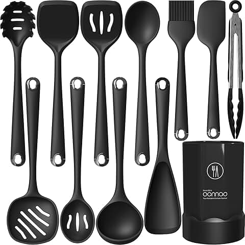 Thickened Silicone Kitchen Utensil Set for Cooking
