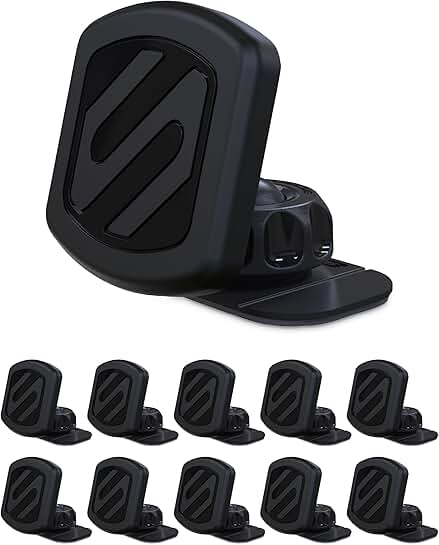 Magnetic Car Phone Mount with 360° Rotation (Pack of 10)