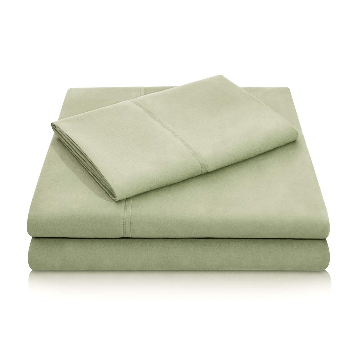 Double Brushed Microfiber Super Soft Bed Sheet Set  Wrinkle Resistant  Cot Size  Fern