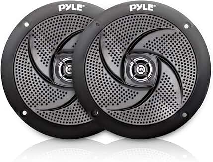 Pair of 5.25-inch waterproof marine speakers