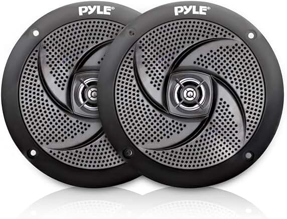 Pair of 5.25-inch waterproof marine speakers