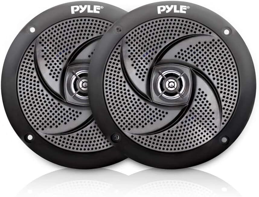 Pair of 5.25-inch waterproof marine speakers