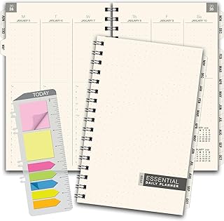 2026 Monthly and Weekly Planner with Tabs, 5x8