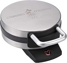 Classic Mickey Waffle Maker in Stainless Steel