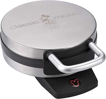 Classic Mickey Waffle Maker in Stainless Steel