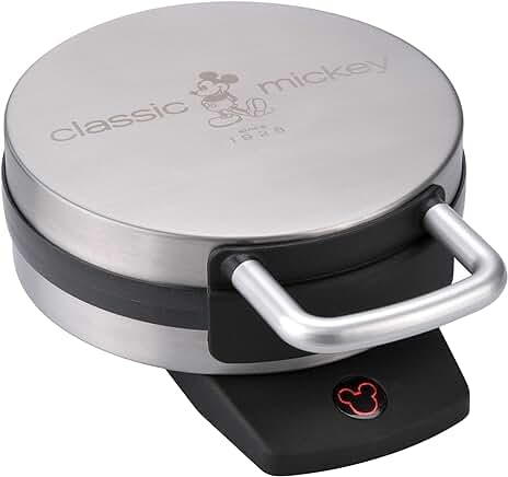 Classic Mickey Waffle Maker in Stainless Steel