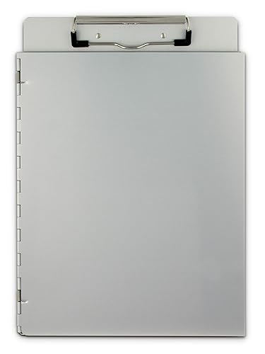 Recycled Aluminum Letter Size Clipboard with Privacy Cover