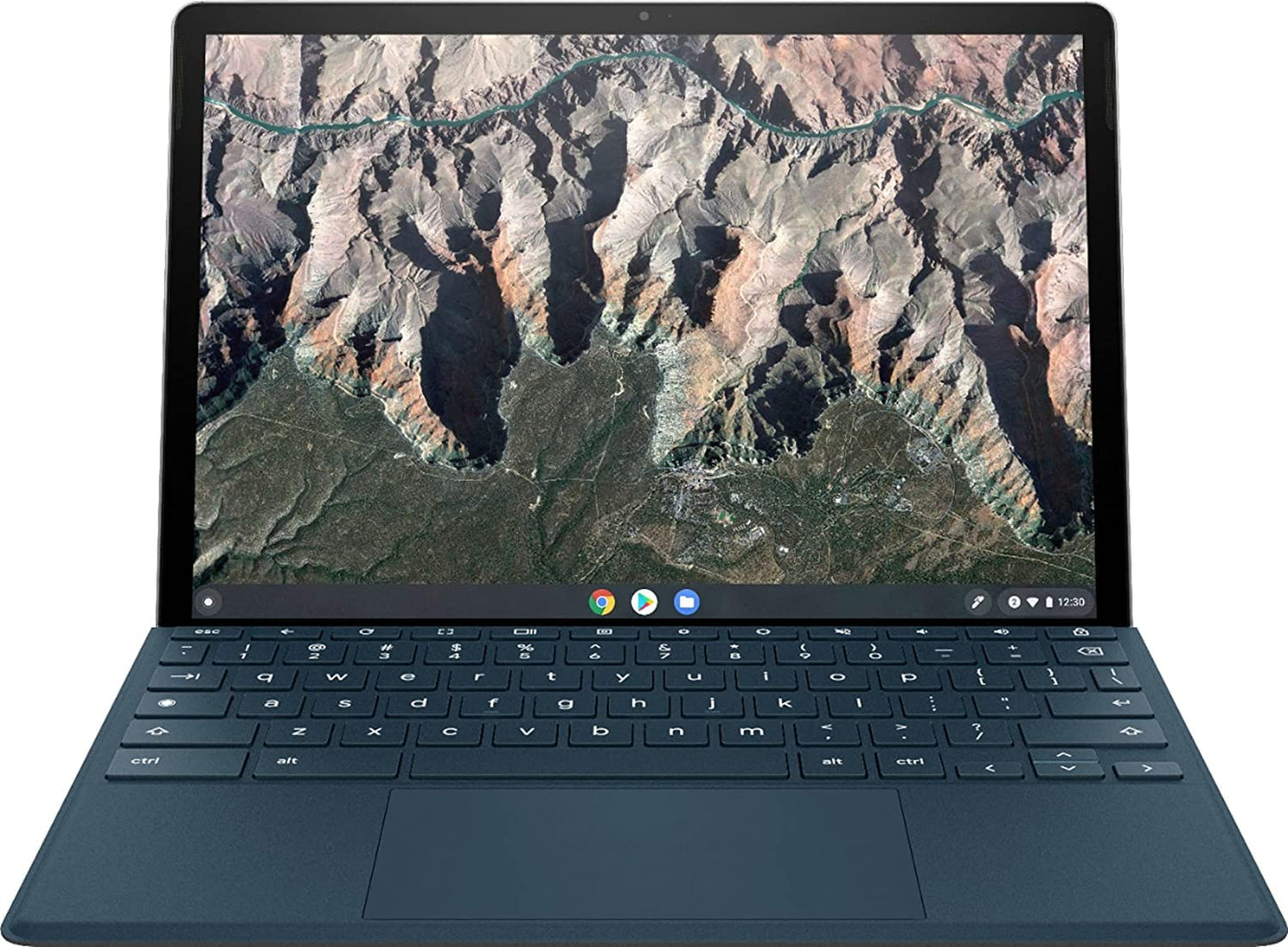 Chromebook x2 11-da0023dx 11" Qualcomm Snapdragon 7c 8 GB Memory; 64 GB eMMC Storage Natural Silver Aluminum & Night Teal (Renewed)