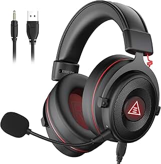 USB Gaming Headset with Noise Cancelling Mic and 7.1 Surround Sound
