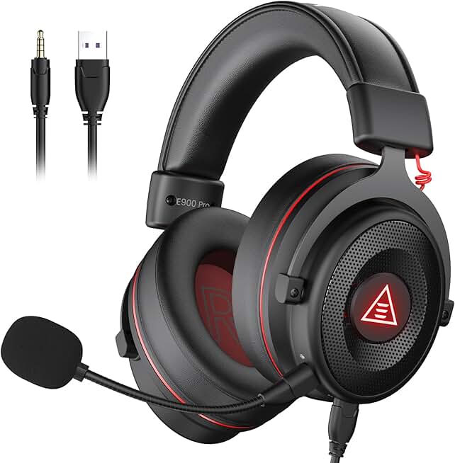 USB Gaming Headset with Noise Cancelling Mic and 7.1 Surround Sound