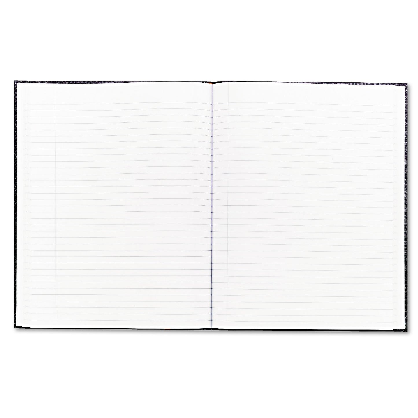 Medium Black Notebook with Ribbon Bookmark