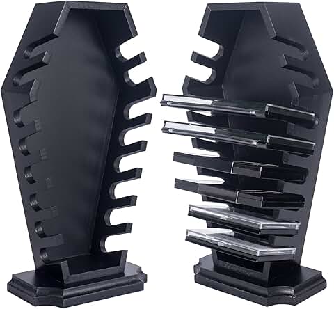 Gothic Coffin Eyeshadow Palette Organizer for Vanity