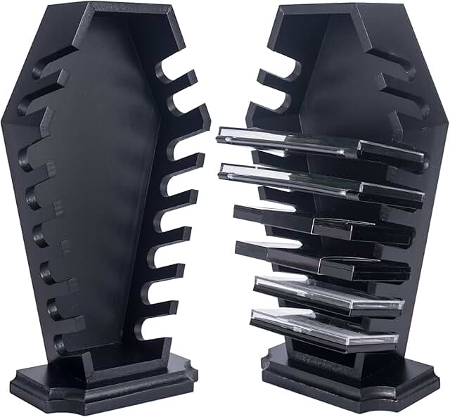 Gothic Coffin Eyeshadow Palette Organizer for Vanity