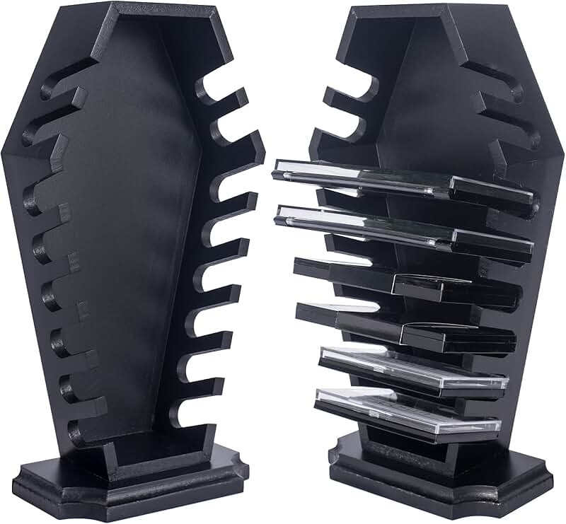 Gothic Coffin Eyeshadow Palette Organizer for Vanity