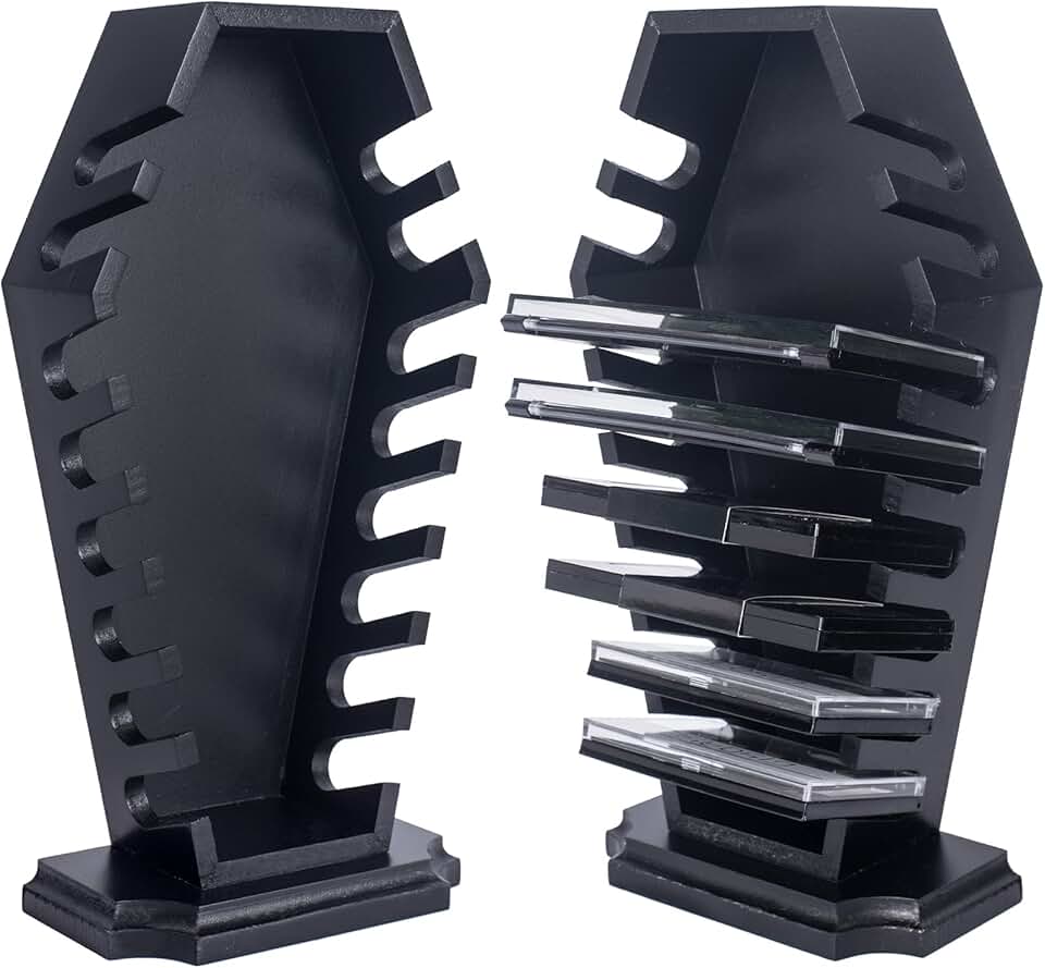 Gothic Coffin Eyeshadow Palette Organizer for Vanity