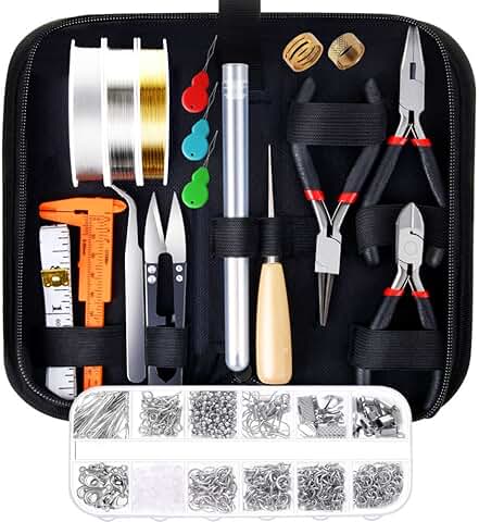 Jewelry Making Supplies Kit with Tools and Wires