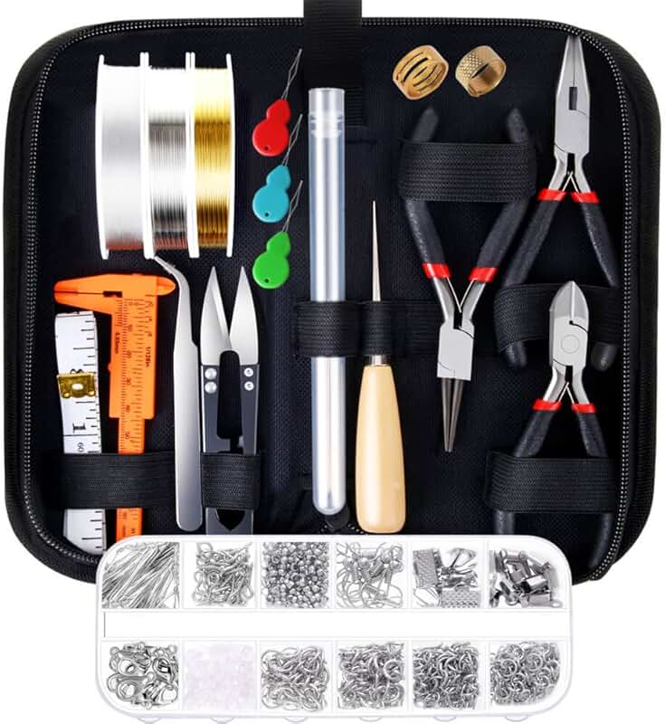 Jewelry Making Supplies Kit with Tools and Wires