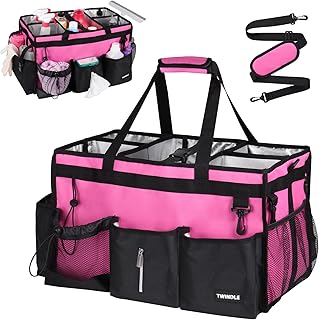 Large Cleaning Caddy with Detachable Divider and Handle