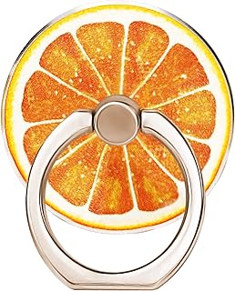 Fruit Orange Phone Ring Grip for Cell Phone and Tablet