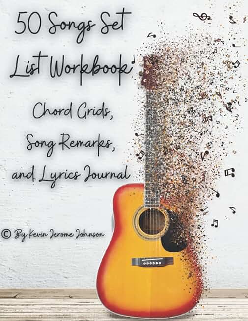 50 Song Set List Workbook with Chord Grids and Lyrics