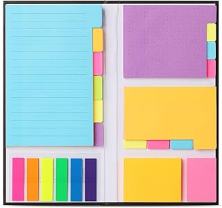 Sticky Notes Set with 410 Pieces for School and Office