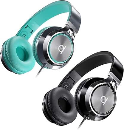 Save 15% on CL750 Wired Headphones with Mic in Turquoise and Black