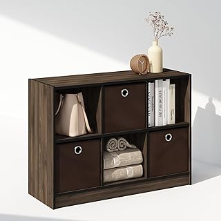 6-Cube Closet Storage Organizer with Bins